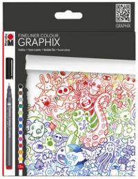 Marabu Feutre fin COLOUR GRAPHIX, "DOODLE SUPREME", par 12