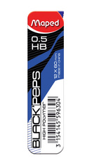 Maped Mines pour porte-mines BLACK'PEPS, 0,7 mm, en étui