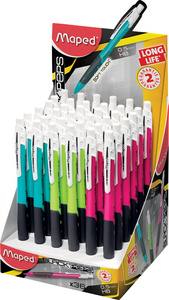Maped Porte-mines LONG LIFE, 0,7 mm, présentoir de 36