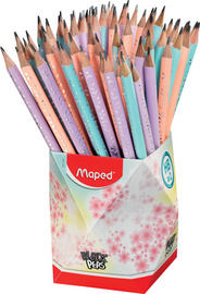 Maped Crayon BLACK'PEPS PASTEL, dureté : HB, pot de 72