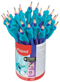 Maped Crayon de papier avec guide-doigt, pot de 22