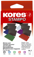 Kores tampon encreur "STAMPO", (L)110 x (P)70 mm, violet