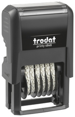 trodat Tampon numéroteur Printy 4.0 4846, 6 chiffres, noir