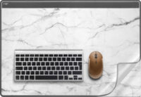 CEP Sous-main mineral, 585 x 385 mm, gris / marbre gris