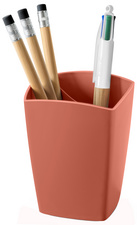 CEP Pot à crayons Terra Nova, 2 compartiments, terracotta