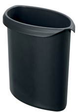 HAN Insert à déchets MOON, PP, 6 litres, sans couvercle,noir