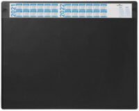 DURABLE Sous-main avec calendrier annuel, bleu foncé