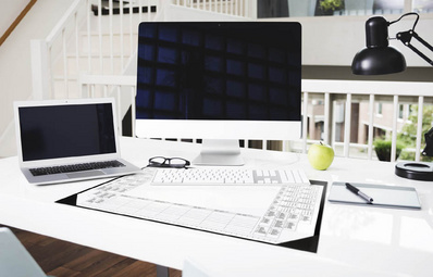 DURABLE Sous-main avec bloc de calendrier, noir – Image 3