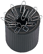 helit Distributeur de trombones "the clip line", noir