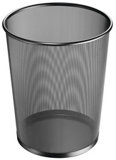 herlitz Corbeille à papier Manhattan, 18 litres, noir