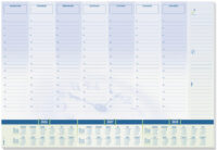 sigel Sous-main bloc papier "Time", 595 x 410 mm