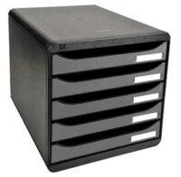 EXACOMPTA Module de classement BIG-BOX PLUS, 5 tiroirs,