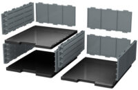 EXACOMPTA Module de classement MODULODOC Normal, noir / gris