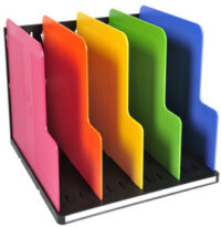 EXACOMPTA Trieur vertical MODULOTOP, 4 divisions, arlequin