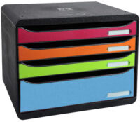 EXACOMPTA Module de classement BIG-BOX PLUS, arlequin