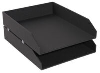 EXACOMPTA Set de corbeilles à courrier Office by Me, noir