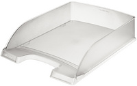 LEITZ Corbeille à courrier Plus standard, A4, givré