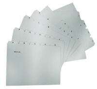 HAN Index alphabétique A-Z, PP, A7 paysage, 25 onglets, gris