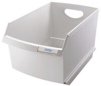 HAN Bac à papier LOGO-DRIVE, polystyrène, 25 litres, gris