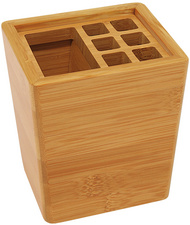 WEDO Porte-crayons, en bambou, rectangulaire