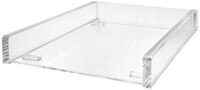 WEDO Corbeille à courrier "cristallic", A4, transparent