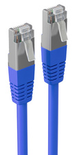 shiverpeaks Cable patch BASIC-S, cat. 6, S/FTP, 10 m, bleu
