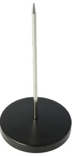 WESTCOTT Piques-notes, métal, hauteur: 130 mm, noir