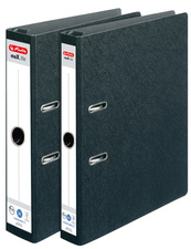 herlitz Classeur suspendu maX.file, dos: 50 mm, noir