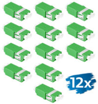 LogiLink Set de coupleurs fibre optique, sans bride, vert