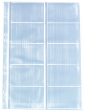 herlitz Pochettes perforées pour 10 cartes de visite