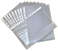 herlitz Pochette perforée avec rabat, A4, grainé