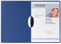 PAGNA Bewerbungsmappe "Swing", DIN A4, aus Karton, blau