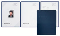 PAGNA Bewerbungsmappe "Square", DIN A4, blau