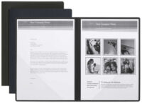 PAGNA Chemise de présentation / candidature "Perfect", noir