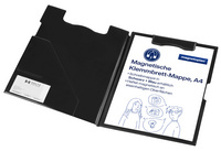 magnetoplan Porte-bloc double magnétique, noir