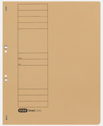 ELBA Chemise à oeillets en carton, rouge, classement