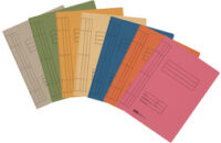 ELBA Chemise à lamelle, A4 en carte lustrée (RC), bleu