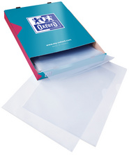 Oxford Pochettes coin SHINE A4, polypropylène: 0,12 mm