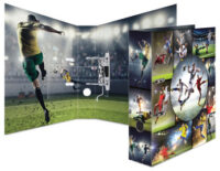 HERMA Classeur à levier à motifs "football", dos: 70 mm,