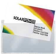 sigel Pochette pour cartes de visite, en PP, autocollant