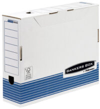 Fellowes Boîte d'archives Bankers Box SYSTEM, 100 mm, bleu