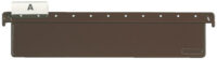 LEITZ Fiche guide pour dossiers suspendus SERIE 18, marron