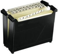 LEITZ Bac pour dossiers suspendus kit rendez vous, noir