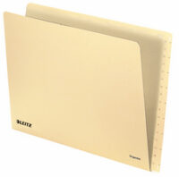 LEITZ Sous-dossier Orgacolor, A4, avec onglet, jaune chamois
