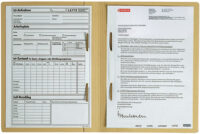 LEITZ Chemise double pli, carton manila, format A4, chamois