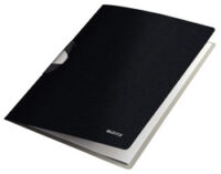 LEITZ Chemise à clip ColorClip Style, A4, PP, noir satin