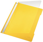 LEITZ chemise à lamelle Standard, format A4, PVC, jaune