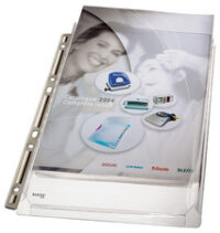 LEITZ pochette perforée Maxi, A4, PVC, 0,17 mm, granuleux