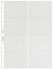LEITZ Pochette perforée pour 16 cartes de visite, format A4