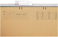 LEITZ cavaliers, plastique, (L)60 mm, transparent